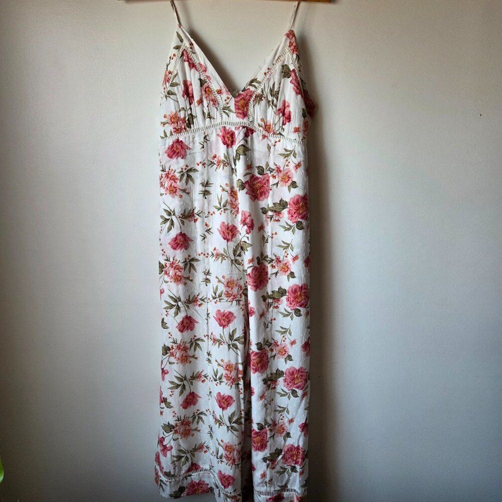 NWT AMERICAN EAGLE OUTFITTERS LOVELY FLORAL JUMPSUIT SIZE 8 / S/M
